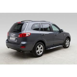 Pedane Laterali Sunrise (2 pz, Alluminio) Hyundai Santa Fe 2 2006-2012 foto 1