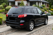 Hyundai Santa Fe 2 2006-2012 Pedane Laterali RedLine V1 (2 pz, Alluminio) foto 1
