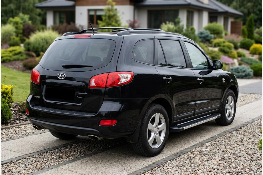 Hyundai Santa Fe 2 2006-2012 Pedane Laterali RedLine V1 (2 pz, Alluminio) Image