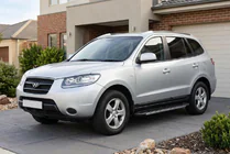 Hyundai Santa Fe 2 2006-2012 Pedane Laterali Duru (2 pz, Alluminio) foto 1
