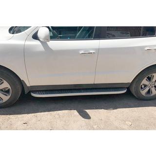 Pedane Laterali Tayga Grey (2 pz, Alluminio) Hyundai Santa Fe 2 2006-2012 foto 2