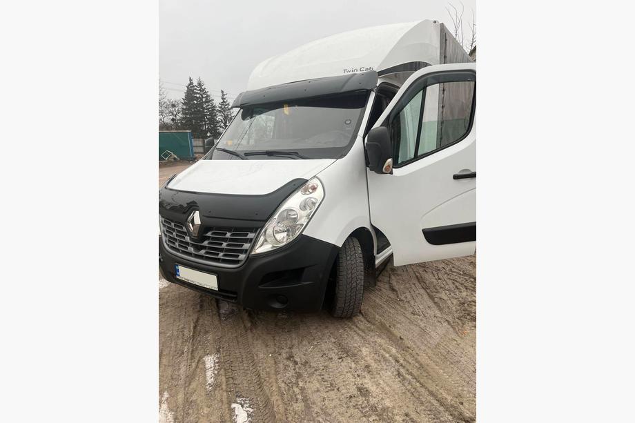 Renault Master 2011-2023 Visiera parabrezza V1 (nero lucido, 5mm) Foto 2