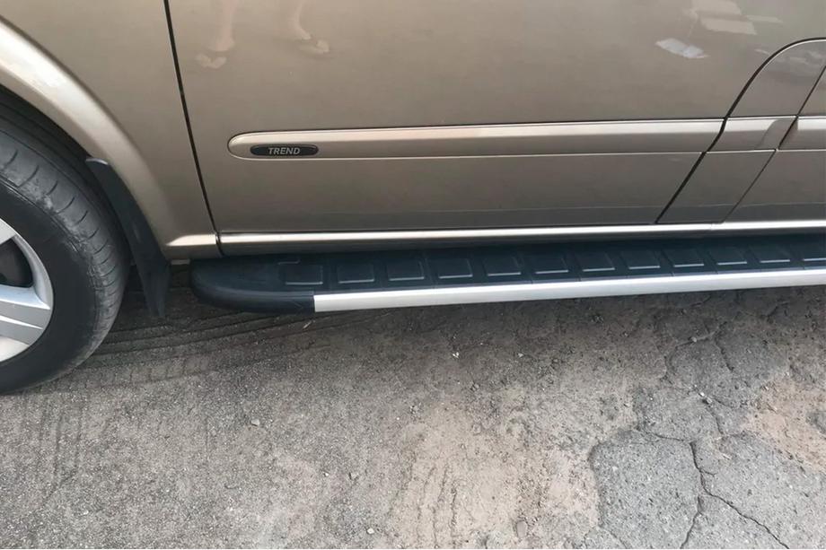 Mercedes Vito W639 2004-2014 Pedane Laterali Duru (2 pz, Alluminio) Lunga (ExtraLong) Foto 2