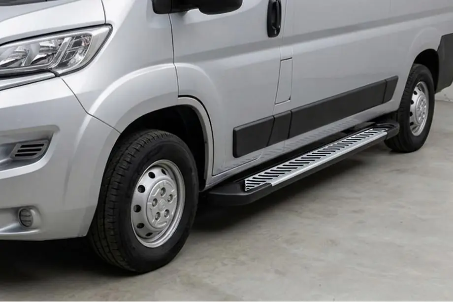 Citroen Jumper 2007-2025 Pedane Laterali Line (2 pz, Alluminio) Image