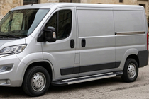 Fiat Ducato 2006-2025 Pedane Laterali RedLine V1 (2 pz, Alluminio) foto 1