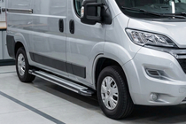 Fiat Ducato 2006-2025 Pedane Laterali Rainbow (2 pz, Alluminio) foto 1