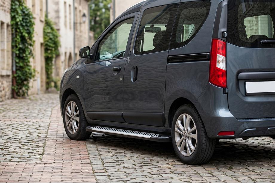 Dacia Dokker 2013-2022 Pedane Laterali Line (2 pz, Alluminio) Image