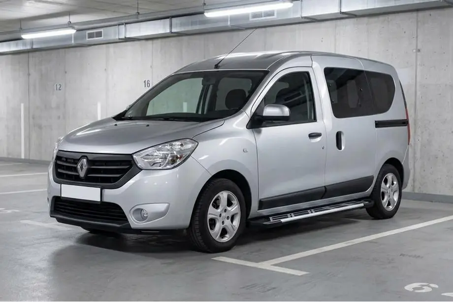 Renault Dokker 2013-2022 Pedane Laterali Sunrise (2 pz, Alluminio) Image