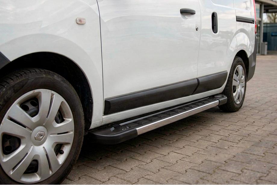 Renault Dokker 2013-2022 Pedane Laterali RedLine V1 (2 pz, Alluminio) Image