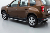 Dacia Duster 2008-2018 Pedane Laterali Tayga (2 pz, Alluminio) foto 1