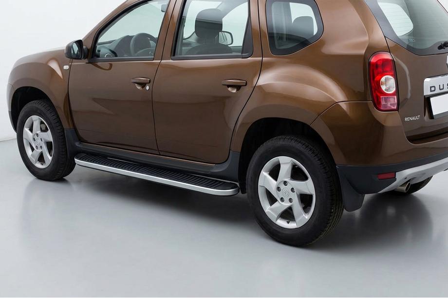 Dacia Duster 2008-2018 Pedane Laterali Tayga (2 pz, Alluminio) Image