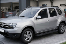 Dacia Duster 2008-2018 Pedane Laterali RedLine Black (2 pz, Alluminio) foto 1