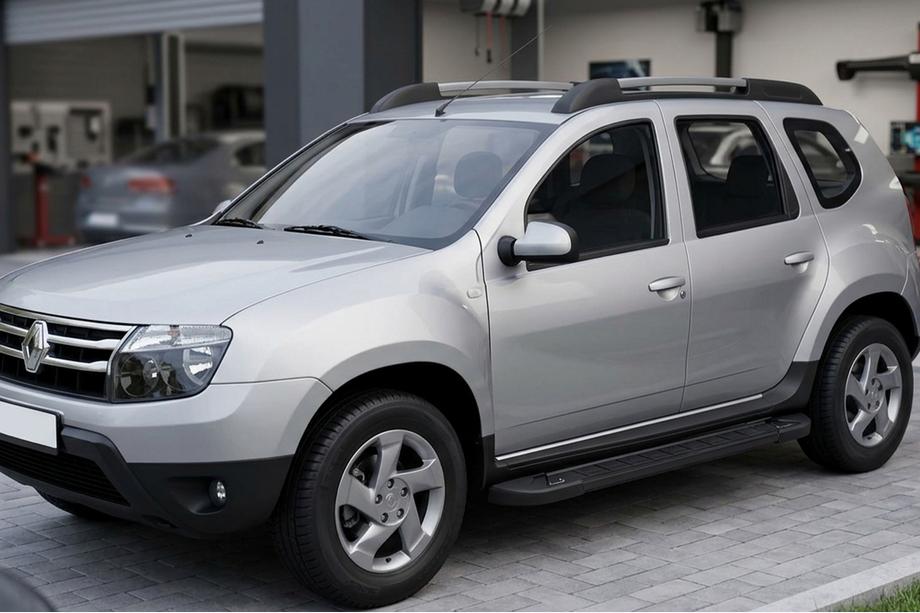 Dacia Duster 2008-2018 Pedane Laterali RedLine Black (2 pz, Alluminio) Image