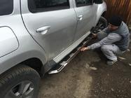 Renault Duster 2008–2017 Pedane Laterali Vison (2 pz., Alluminio e Acciaio Inox) foto 3
