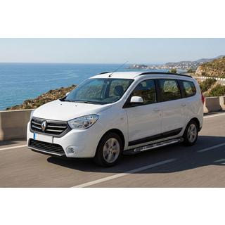 Pedane Laterali Sunrise (2 pz, Alluminio) Dacia Lodgy 2012-2022 foto 1