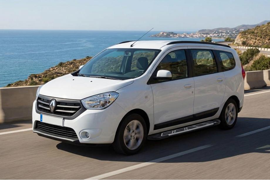 Dacia Lodgy 2012-2022 Pedane Laterali Sunrise (2 pz, Alluminio) Foto 1