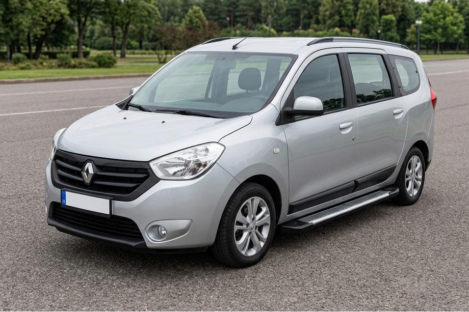 Dacia Lodgy 2012-2022 Pedane Laterali Line (2 pz, Alluminio) Image