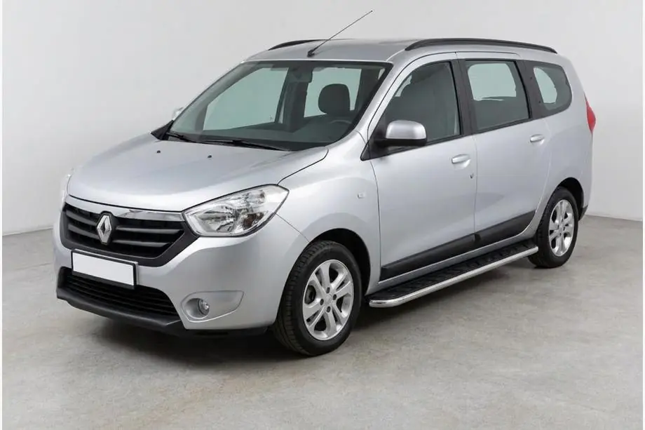 Dacia Lodgy 2012-2022 Pedane Laterali Maydos V1 (2 pz, Alluminio e Acciaio Inox) Image