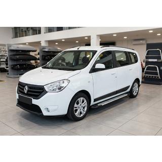 Pedane laterali tipo X5 (2 pz, alluminio) Dacia Lodgy 2012-2022 foto 1