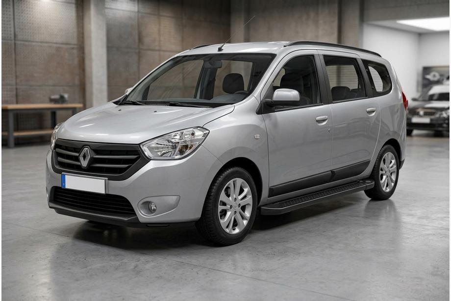 Renault Lodgy 2013-2022 Pedane Laterali Allmond Black (2 pz, Alluminio) Image