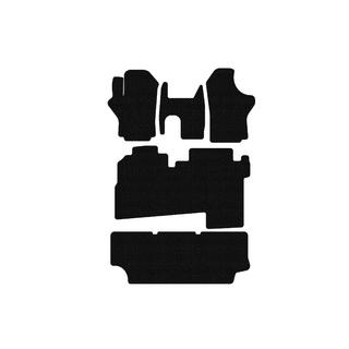 Tappetini in gomma Carsuit (2004-2007, 3 file, 8 posti, neri) Hyundai H200, H1, Starex 1998-2007 foto 1