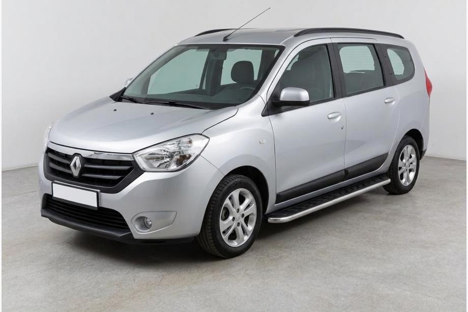 Renault Lodgy 2013-2022 Pedane Laterali Maydos V1 (2 pz, Alluminio e Acciaio Inox) Foto 1