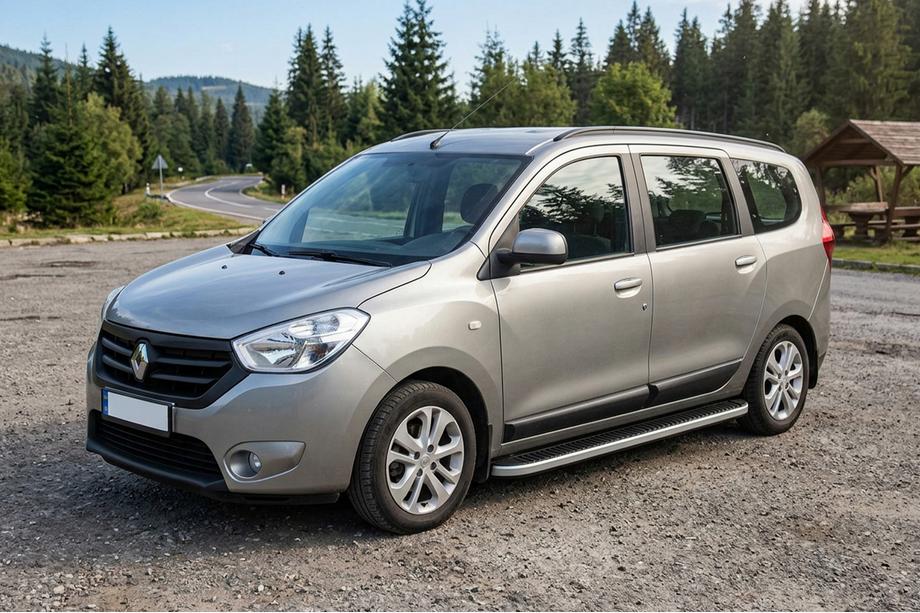 Renault Lodgy 2013-2022 Pedane Laterali Tayga Grey (2 pz, Alluminio) Image