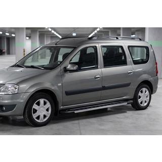 Pedane Laterali RedLine V1 (2 pz, Alluminio) Dacia Logan MCV 2004-2014 foto 1