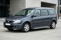 Dacia Logan MCV 2004-2014 Pedane Laterali Rainbow (2 pz, Alluminio) foto 1