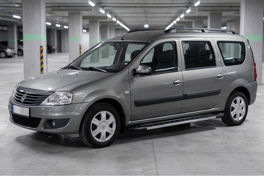 Renault Logan MCV 2005-2013 Pedane Laterali RedLine V1 (2 pz, Alluminio) Image