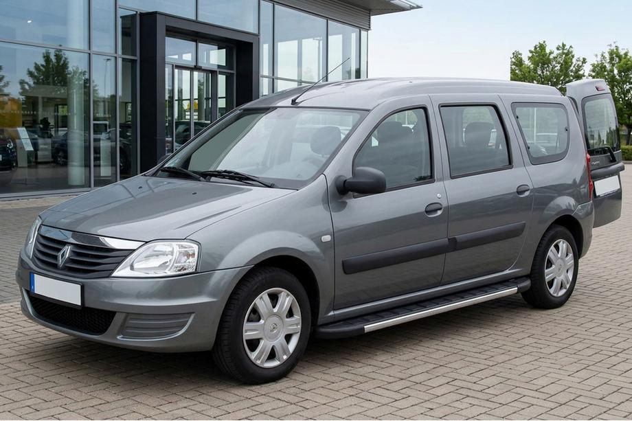 Renault Logan MCV 2005-2013 Pedane Laterali Duru (2 pz, Alluminio) Image