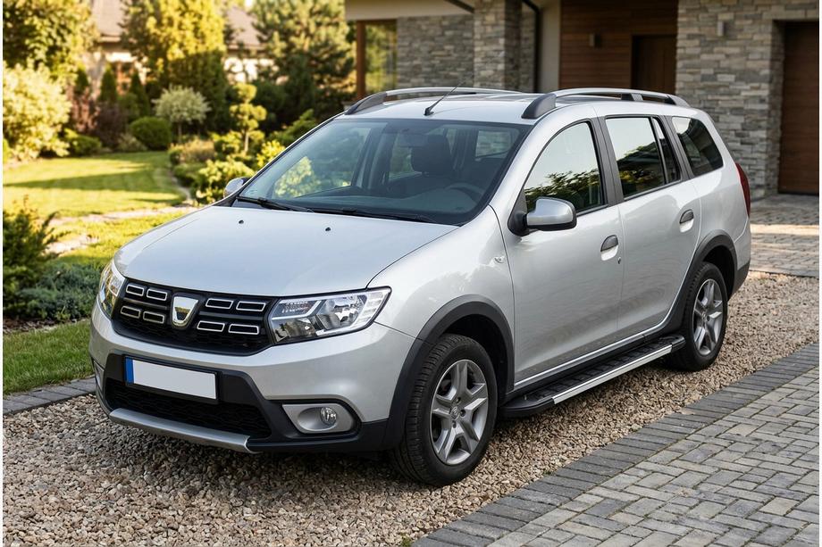 Dacia Logan MCV 2013-2020 Pedane Laterali RedLine V1 (2 pz, Alluminio) Image