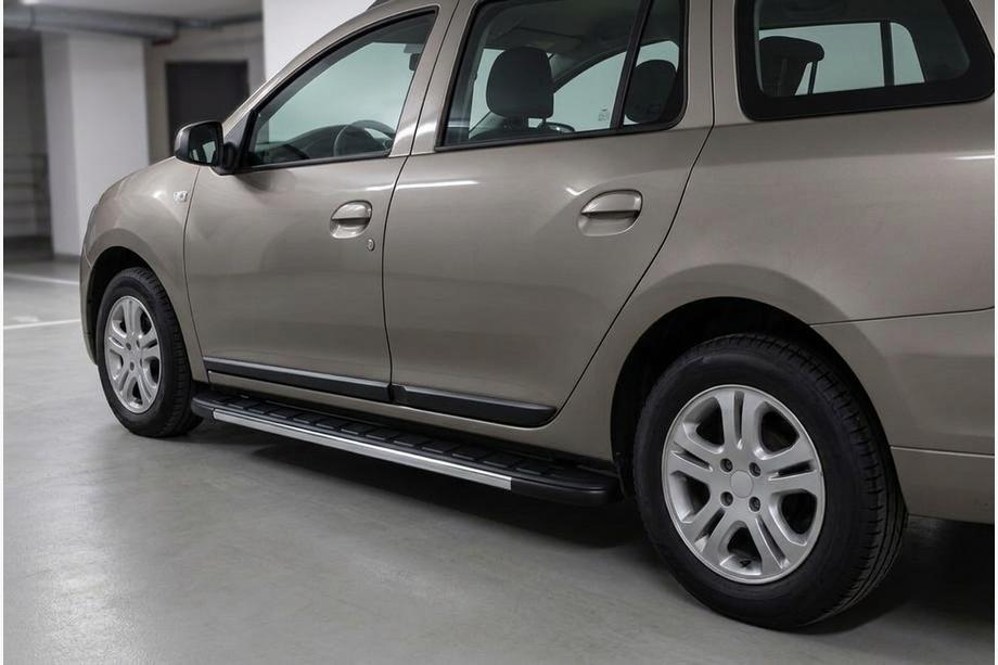 Dacia Logan MCV 2013-2020 Pedane Laterali Duru (2 pz, Alluminio) Image