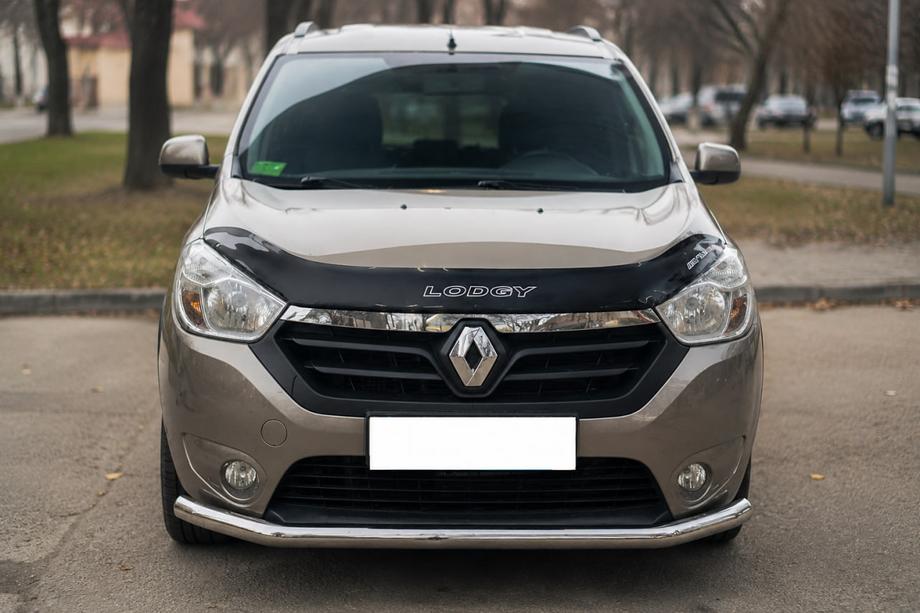 Renault Lodgy 2013-2022 Protezione Anteriore ST008 (Acciaio Inox) Foto 1