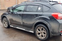 Subaru XV 2011-2017 Barre Laterali BB002 (2 pz, Acciaio Inox) foto 3