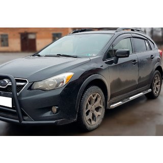 Barre Laterali BB002 (2 pz, Acciaio Inox) Subaru XV 2011-2017 foto 1