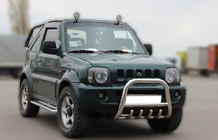 Suzuki Jimny 1998-2018 Protezione Anteriore F2-01 (Acciaio Inox) foto 2