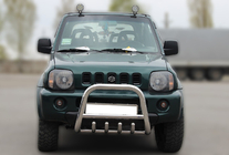 Suzuki Jimny 1998-2018 Protezione Anteriore F2-01 (Acciaio Inox) foto 1