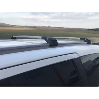 Barre portatutto (trasversali) per barre longitudinali integrate con chiave WingCarrier V2 (2 pz) Renault Lodgy 2013-2022 foto 1