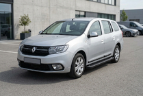 Renault Logan MCV 2013-2022 Pedane Laterali Allmond Black (2 pz, Alluminio) foto 1