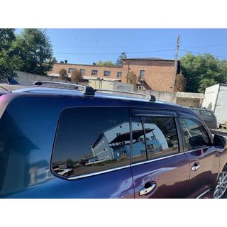 Barre portatutto (trasversali) per barre longitudinali integrate con chiave WingCarrier V2 (2 pz) Lexus LX570/450d 2008-2022 foto 2