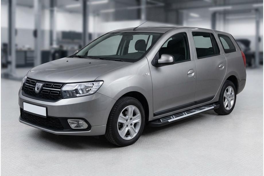 Renault Logan MCV 2013-2022 Pedane Laterali Sunrise (2 pz, Alluminio) Image