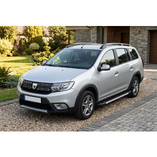 Pedane Laterali RedLine V1 (2 pz, Alluminio) Renault Logan MCV 2013-2022 foto 1