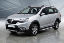 Renault Logan MCV 2013-2022 Pedane Laterali Line (2 pz, Alluminio) foto 1