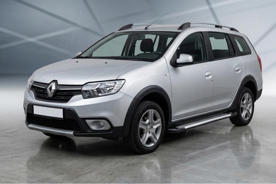 Renault Logan MCV 2013-2022 Pedane Laterali Line (2 pz, Alluminio) Image