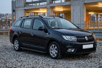 Renault Logan MCV 2013-2022 Pedane Laterali Bosphorus Black (2 pz, Alluminio) foto 1