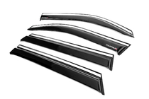 Dacia Duster 2024- Deflettori antipioggia per finestrini con modanatura cromata EuroCap (set da 4) foto 3