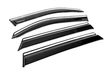 Dacia Duster 2024- Deflettori antipioggia per finestrini con modanatura cromata EuroCap (set da 4) foto 4