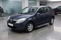 Dacia Sandero 2007-2013 Pedane Laterali RedLine V1 (2 pz, Alluminio) foto 1
