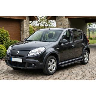 Pedane Laterali Allmond Black (2 pz, Alluminio) Renault Sandero 2007-2013 foto 1